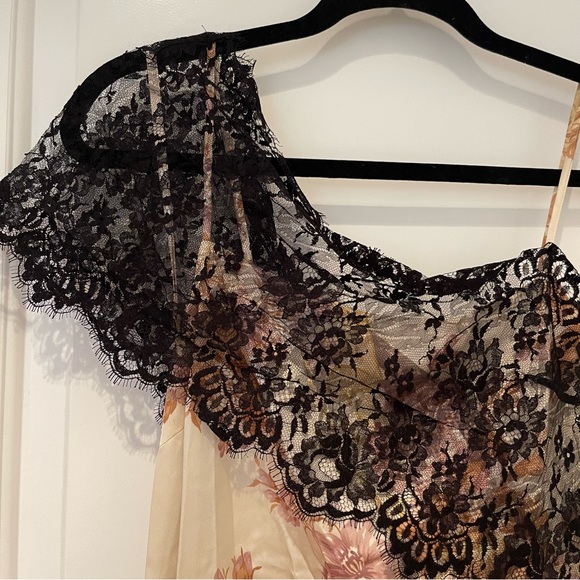 CHRISTOPHER KANE Valence And Lace Trim Ivory Dress - Picture 3 of 14